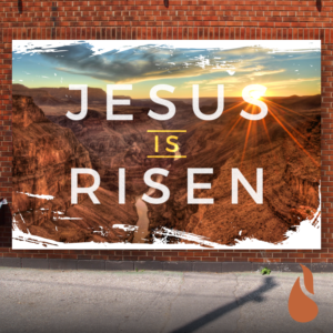 Jesus Is Risen banner