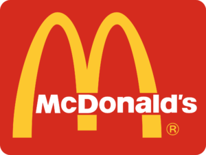 Business branding with McDonalds logo